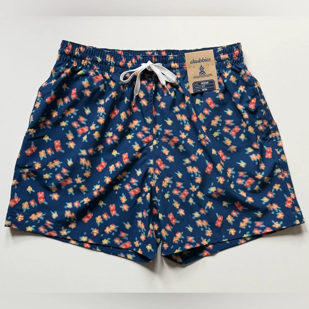 Chubbies Mens “Flowers In Motion” 5.5